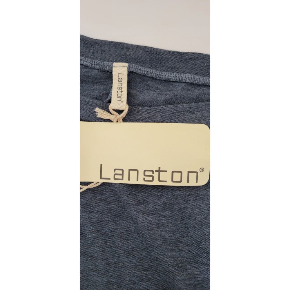 Lanston by Revolve Boyfriend Mini Dress Long Sleeve Gray Size Medium - Picture 8 of 8